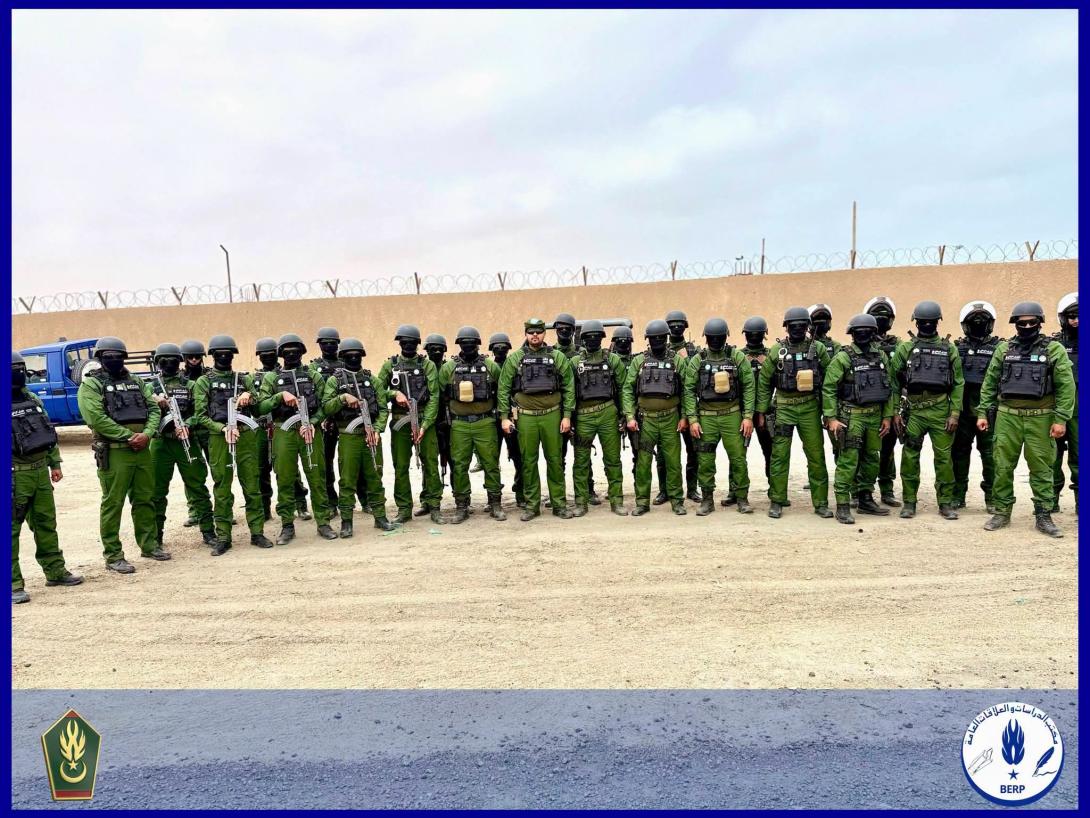 وحدة من الدرك تشارك في مناورة في مجال مكافحة الهجرة غير النظامية