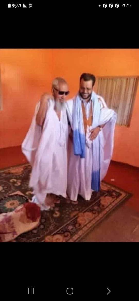 الوزير السابق للشؤون الإسلامية الداه سيدي اعمر طالب يعزي في وفاة العلامة محمد الحسن ولد أحمد الخديم