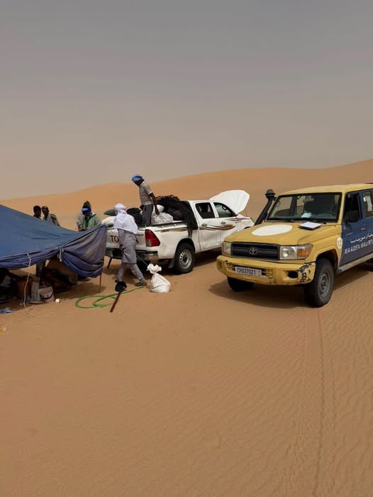 إنقاذ منقبين من الموت بعد تعطل سيارتهم
