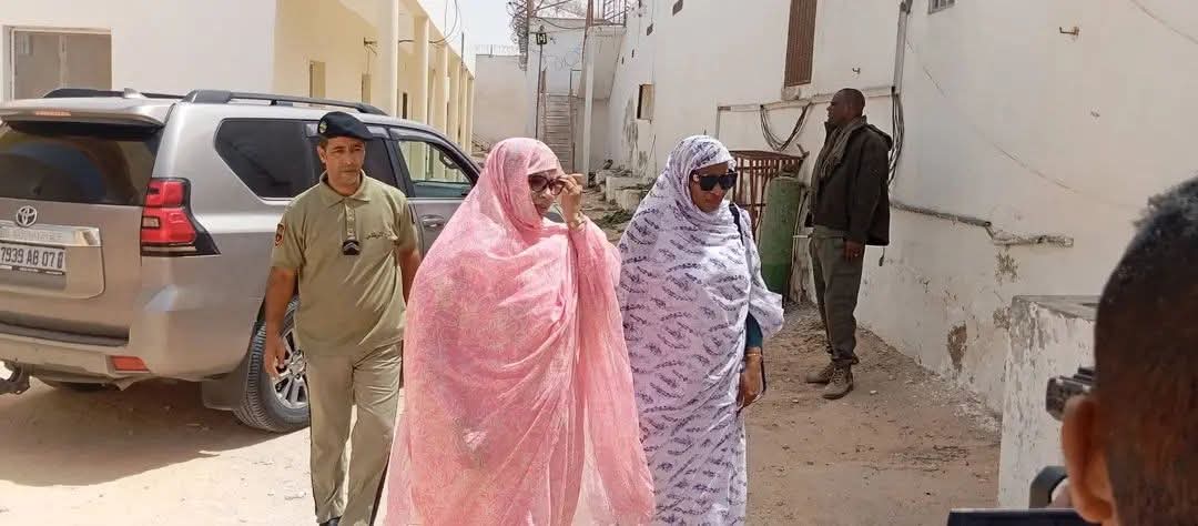 رئيسة المرصد الوطني لحقوق المرأة والفتاة تزور جناح النساء في سجن نواذيبو (صور)