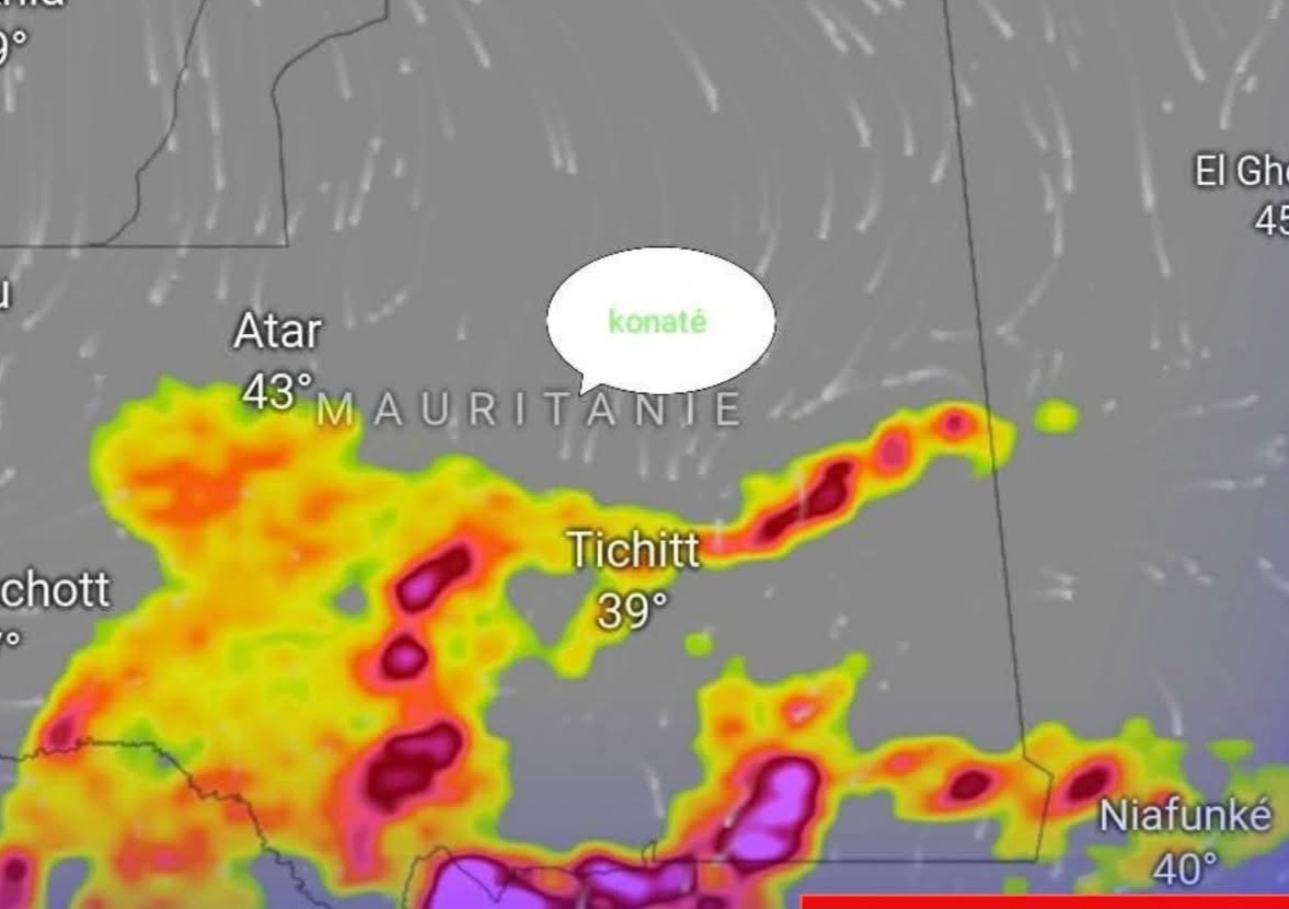 خبير في الرصد الجوي: "آخر المعطيات الجوية تشير إلى توقع دخول التيار الجنوبي إلى أجواء موريتانيا يوم الأربعاء المقبل"