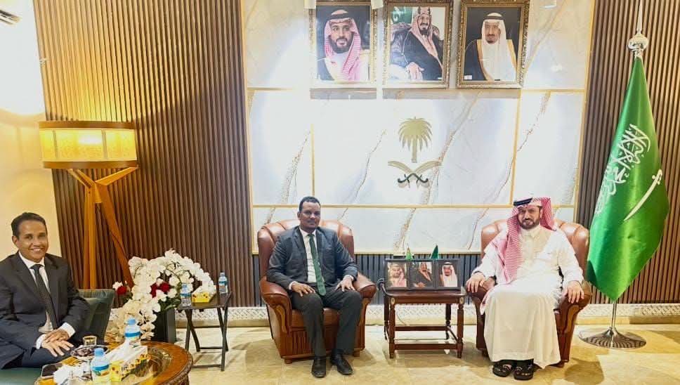 سفير السعودية يستقبل نقيب الصحفيين الموريتانيين
