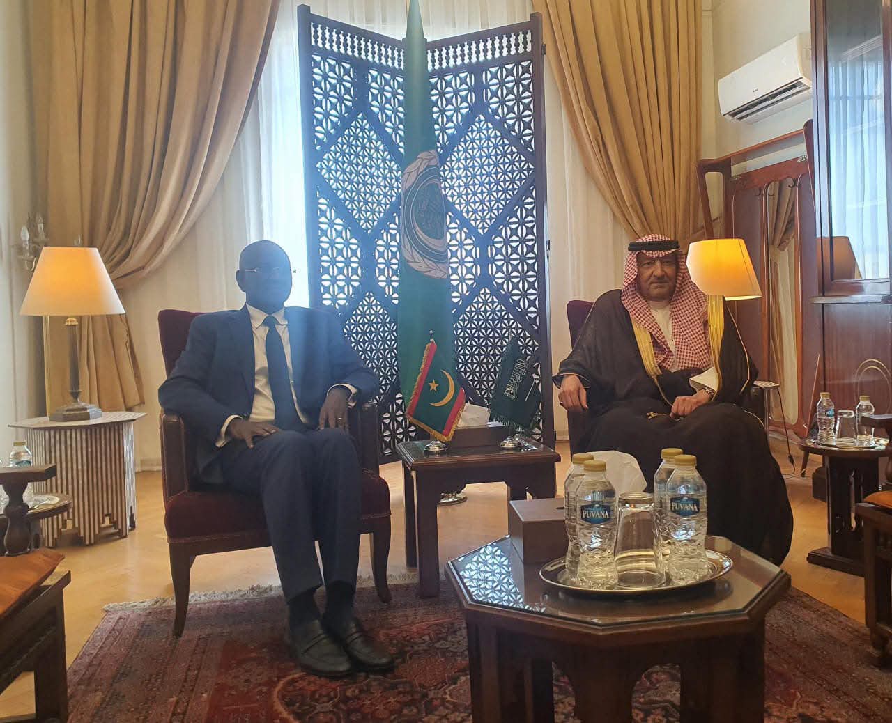 وزير خارجية موريتانيا يجري مباحثات مع نائب الوزير السعودي للخارجية