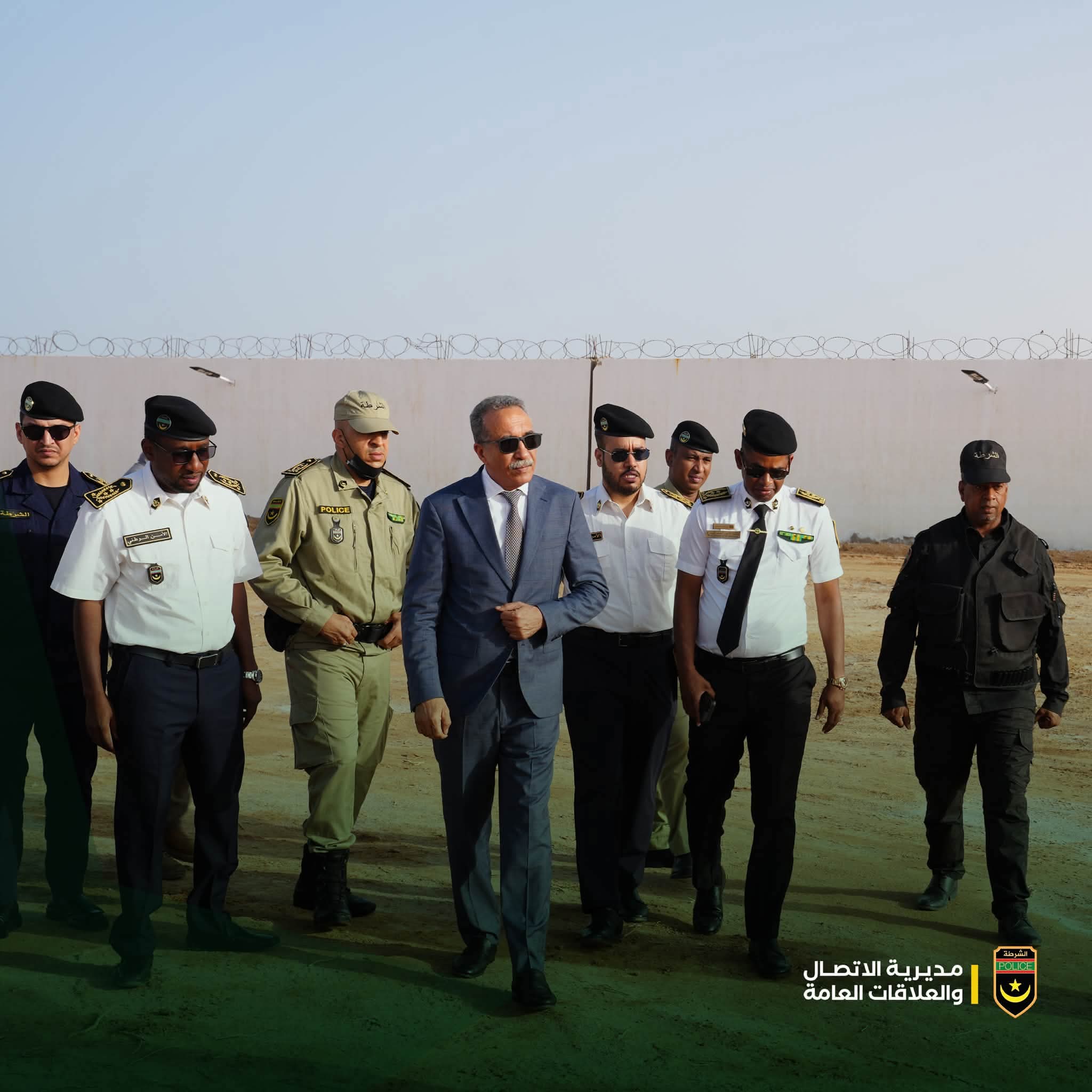 المدير العام للأمن يشرف على تمرين لسرايا حفظ النظام في نواكشوط