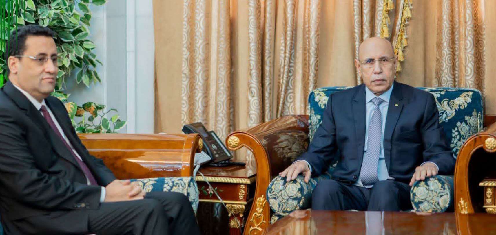 غزواني يجتمع بوزيره الأول وطاقم حكومي