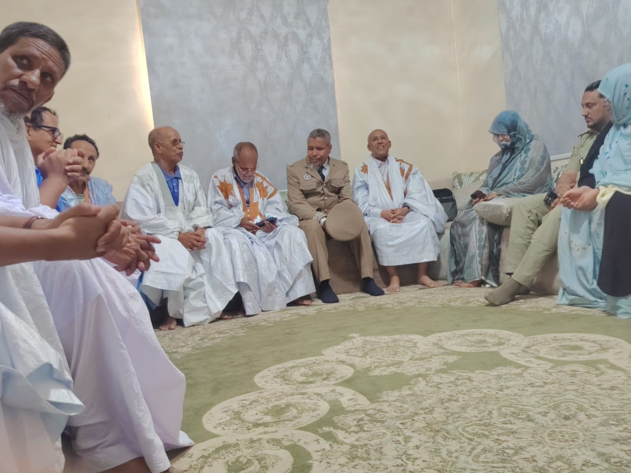 رسالة شكر من الوجيه محمدو ولد عابدين سيدي