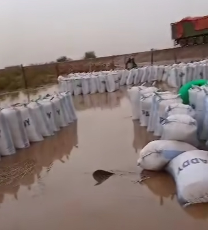 الأمطار تتسبب في أضرار بمدينة روصو (صور)