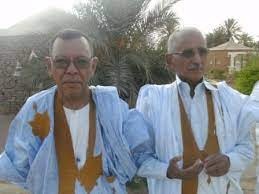 من اليمين: محمد المختار ولد الزامل ومن اليسار يحيى ولد عبد القهار